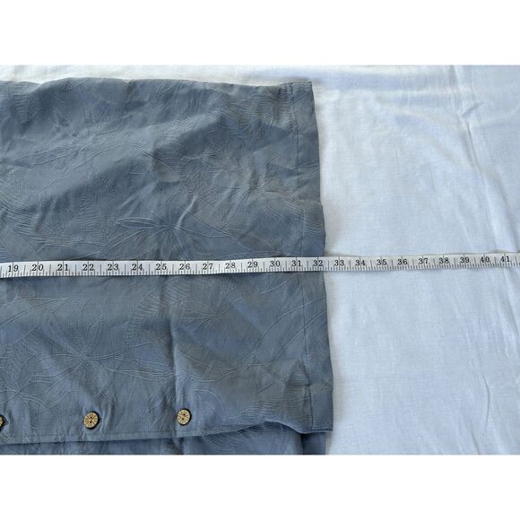 Men's Caribbean Textured Button Down Shirt Lot Size 4XB, Peach/Blue - Picture 5 of 11